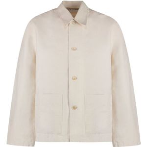 Our Legacy, Heren, Jassen, Beige, Maat: L Katoen,