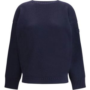 Chloé, Dames, Truien, Blauw, Maat: L Wol,