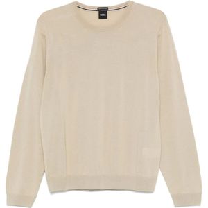 Hugo, Heren, Truien, Beige, Maat: 2XL