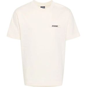 Jacquemus, Heren, Tops, Beige, Maat: S Katoen,