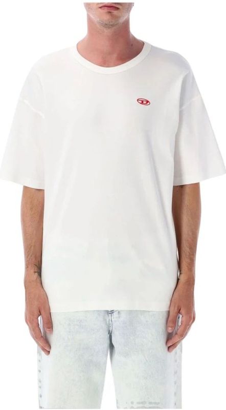 Diesel, Heren, Tops, Wit, Maat: 3XL Katoen,