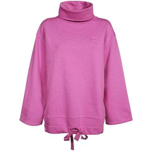 Karl Lagerfeld, Dames, Sweatshirts & Hoodies, Paars, Maat: S Katoen,