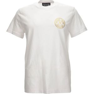 Versace Jeans Couture - T-shirt - Wit - Katoen