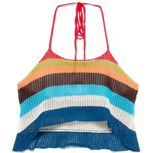 Dsquared2, Dames, Tops, Veelkleurig, Maat: S