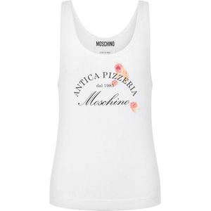 Moschino, Dames, Tops, Wit, Maat: XS
