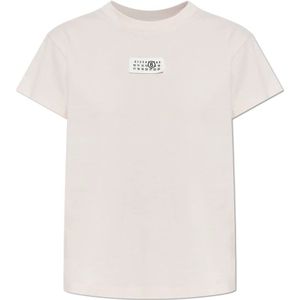 MM6 Maison Margiela, Dames, Tops, Roze, Maat: M Katoen,