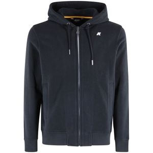 K-Way, Heren, Sweatshirts & Hoodies, Zwart, Maat: XL Fleece,
