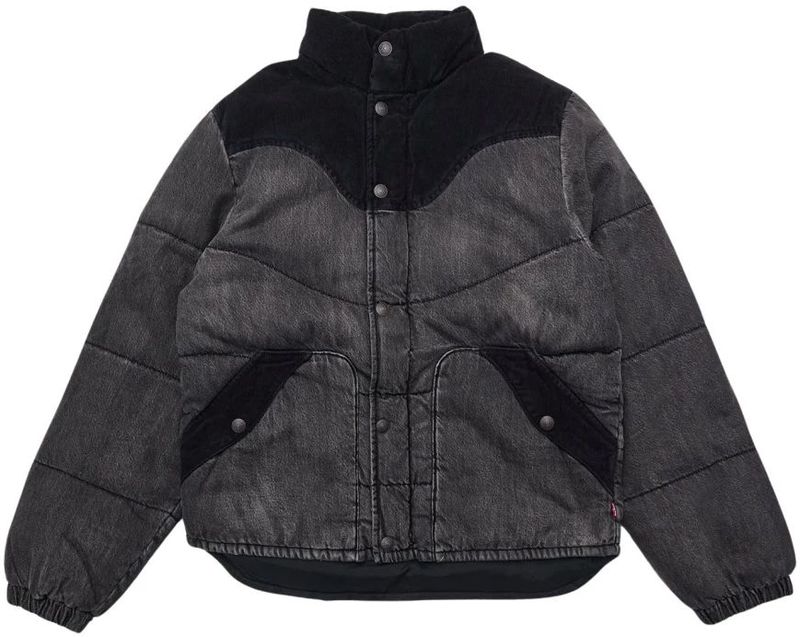 Levi's - Giacca Puffer Short Wild West - Korte Pufferjas - Zwart