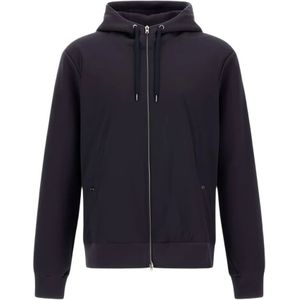 Herno, Heren, Sweatshirts & Hoodies, Blauw, Maat: XL