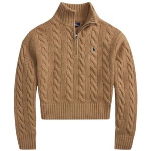 Polo Ralph Lauren, Dames, Truien, Bruin, Maat: XL Kasjmier,
