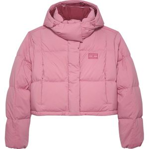 Tommy Jeans - TJW Alaska Grid CRP Dw 0Dw 21624 - Dames Pufferjas - Roze - 100% Polyester