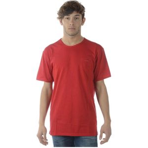 Daniele Alessandrini, Heren, Tops, Rood, Maat: S Katoen,