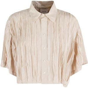 Alysi, Dames, Blouses & Shirts, Roze, Maat: M