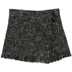 Msgm, Dames, Korte broeken, Zwart, Maat: XS