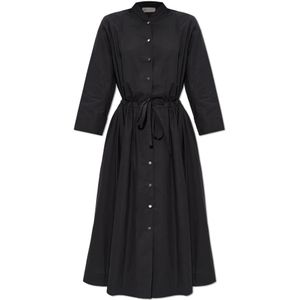 Tory Burch, Dames, Jurken, Zwart, Maat: XS Katoen,
