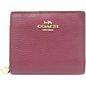Coach Pre-owned, Dames, Pre-owned, Rood, Maat: ONE Size Leer,
