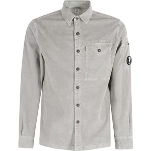 C.p. Company, Heren, Overhemden, Grijs, Maat: M