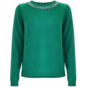 Kocca, Dames, Truien, Groen, Maat: L Wol,