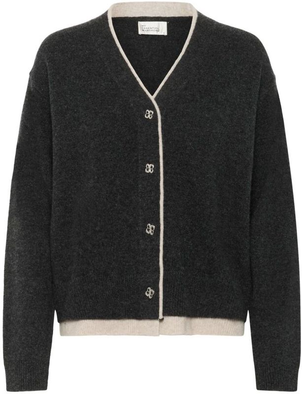 My Essential Wardrobe, Dames, Truien, Zwart, Maat: M Leer,