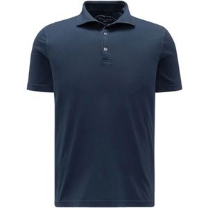 Fedeli, Heren, Tops, Blauw, Maat: M Katoen,