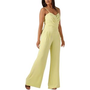 Access Fashion, Dames, Jumpsuits & Playsuits, Geel, Maat: S Poliester,