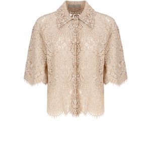 D.Exterior, Dames, Blouses & Shirts, Roze, Maat: M