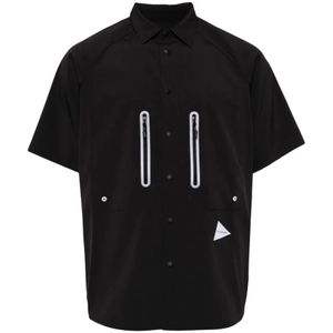 And Wander, Heren, Overhemden, Zwart, Maat: XL