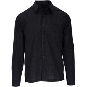 Vince, Heren, Overhemden, Blauw, Maat: M Katoen,