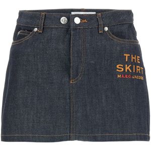 A.p.c., Dames, Rokken, Blauw, Maat: 3XS Katoen,