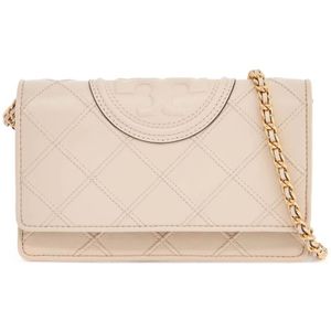 Tory Burch, Dames, Tassen, Beige, Maat: ONE Size