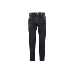 Dsquared2 Slim-fit Jeans , Black , Heren , Maat: XS