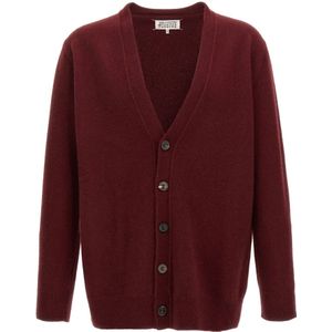 Maison Margiela, Heren, Truien, Bruin, Maat: L Wol,