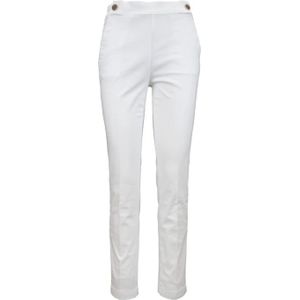 Liu Jo, Dames, Broeken, Wit, Maat: W27 Katoen,