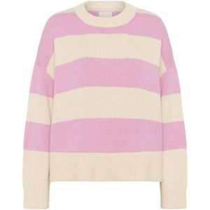 Part Two, Dames, Truien, Veelkleurig, Maat: L Katoen,