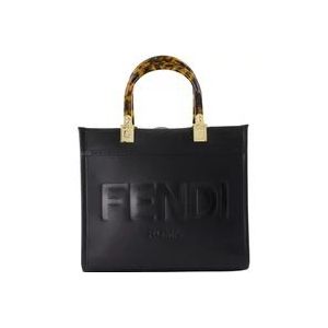 Fendi Sunshine Shopper , Black , Dames , Maat: ONE Size