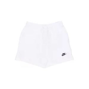 Nike Lichtgewicht Club Fleece Terry Flow Shorts , White , Heren , Maat: XL