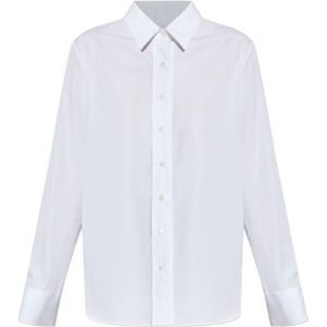 Givenchy, Dames, Blouses & Shirts, Wit, Maat: M