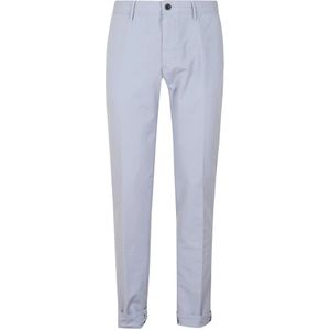 Incotex, Heren, Broeken, Blauw, Maat: W36 Satijn,