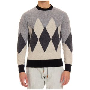 Ballantyne, Heren, Truien, Grijs, Maat: 2XL Wol,