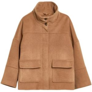 Gant, Dames, Mantels, Beige, Maat: M Wol,