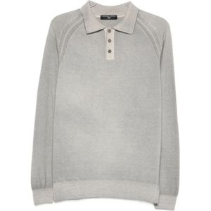 Daniele Fiesoli, Heren, Tops, Grijs, Maat: L Wol,