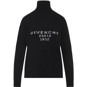 Givenchy, Dames, Truien, Zwart, Maat: S Wol,