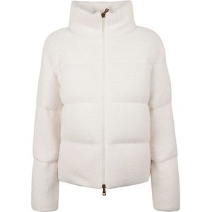 Moncler, Dames, Jassen, Wit, Maat: M