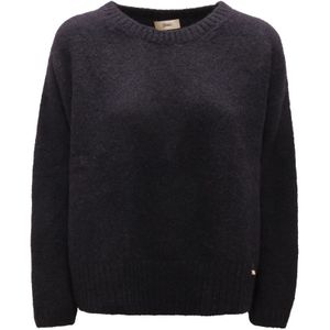 Herno, Dames, Truien, Blauw, Maat: S Wol,