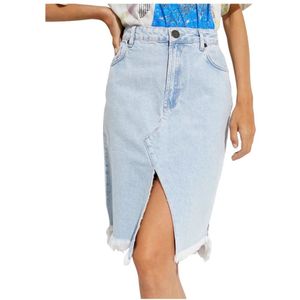 One Teaspoon, Dames, Rokken, Blauw, Maat: W23 Denim,