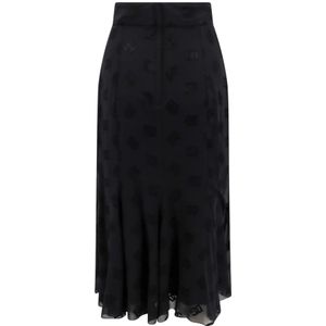 Dolce & Gabbana, Dames, Rokken, Zwart, Maat: XS Zijde,