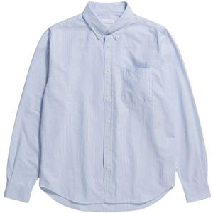 Norse Projects, Heren, Overhemden, Blauw, Maat: XS Katoen,