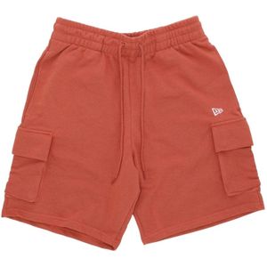 New Era, Heren, Korte broeken, Rood, Maat: S Katoen,