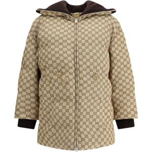 Gucci, Dames, Jassen, Beige, Maat: L Katoen,