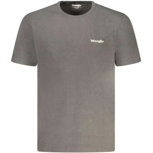 Wrangler, Heren, Tops, Grijs, Maat: L Katoen,